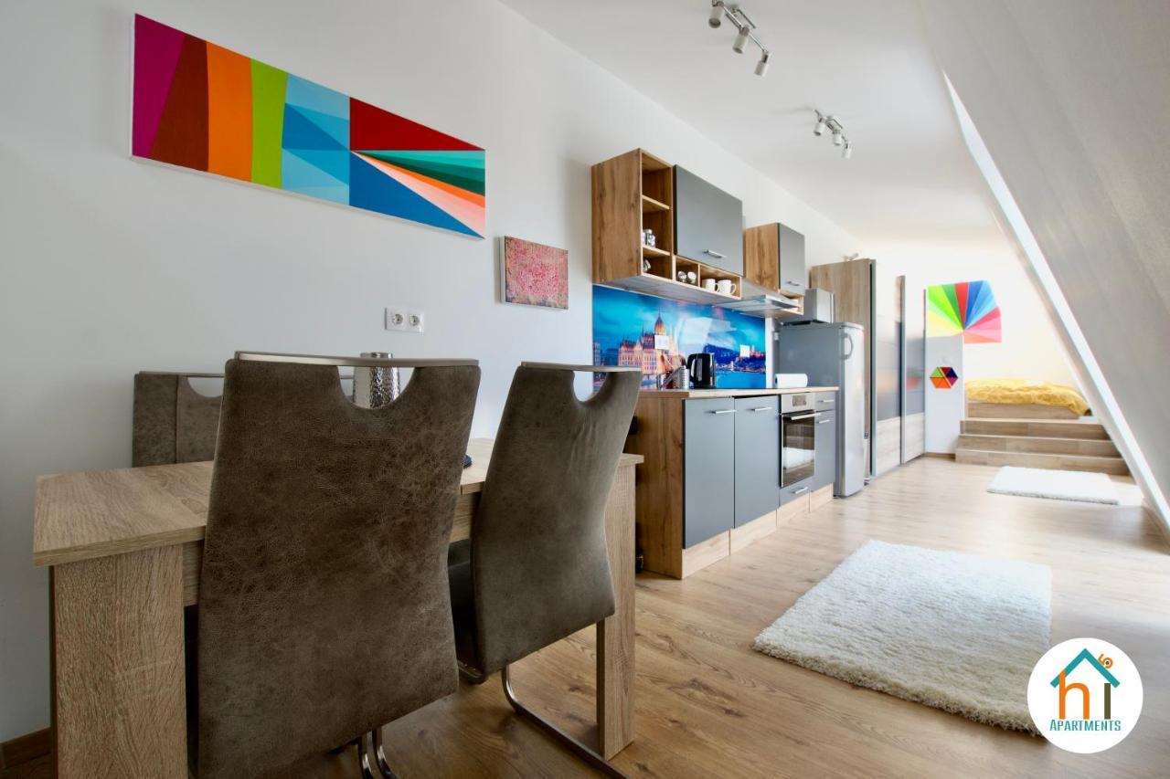 Premium Apartment By Hi5 - Penthouse Studio + Rooftop Budapest Esterno foto