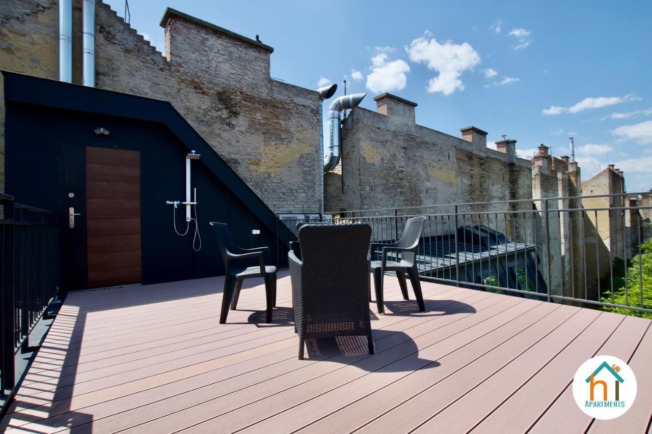 Premium Apartment By Hi5 - Penthouse Studio + Rooftop Budapest Esterno foto